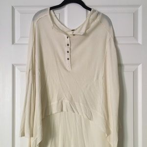 Free People High-low thin long sleeve. S